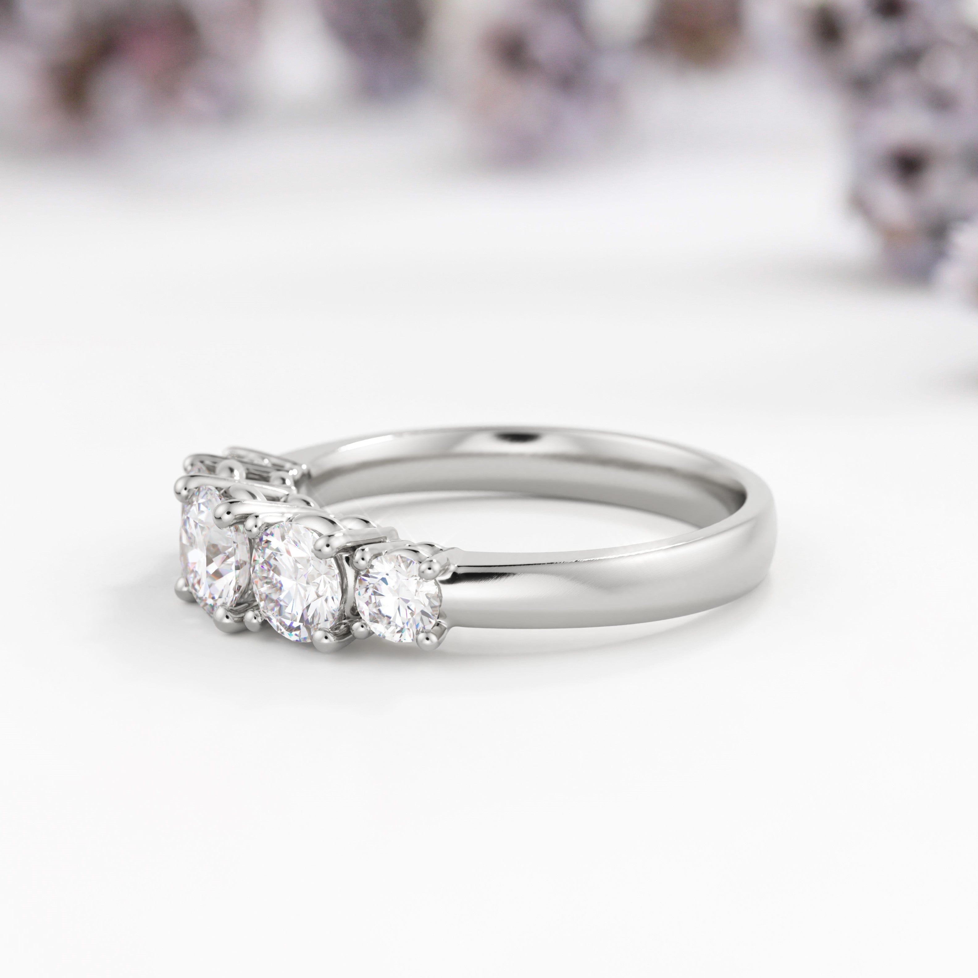 Quintet Lab Diamond Engagement Ring - Vinny & Charles