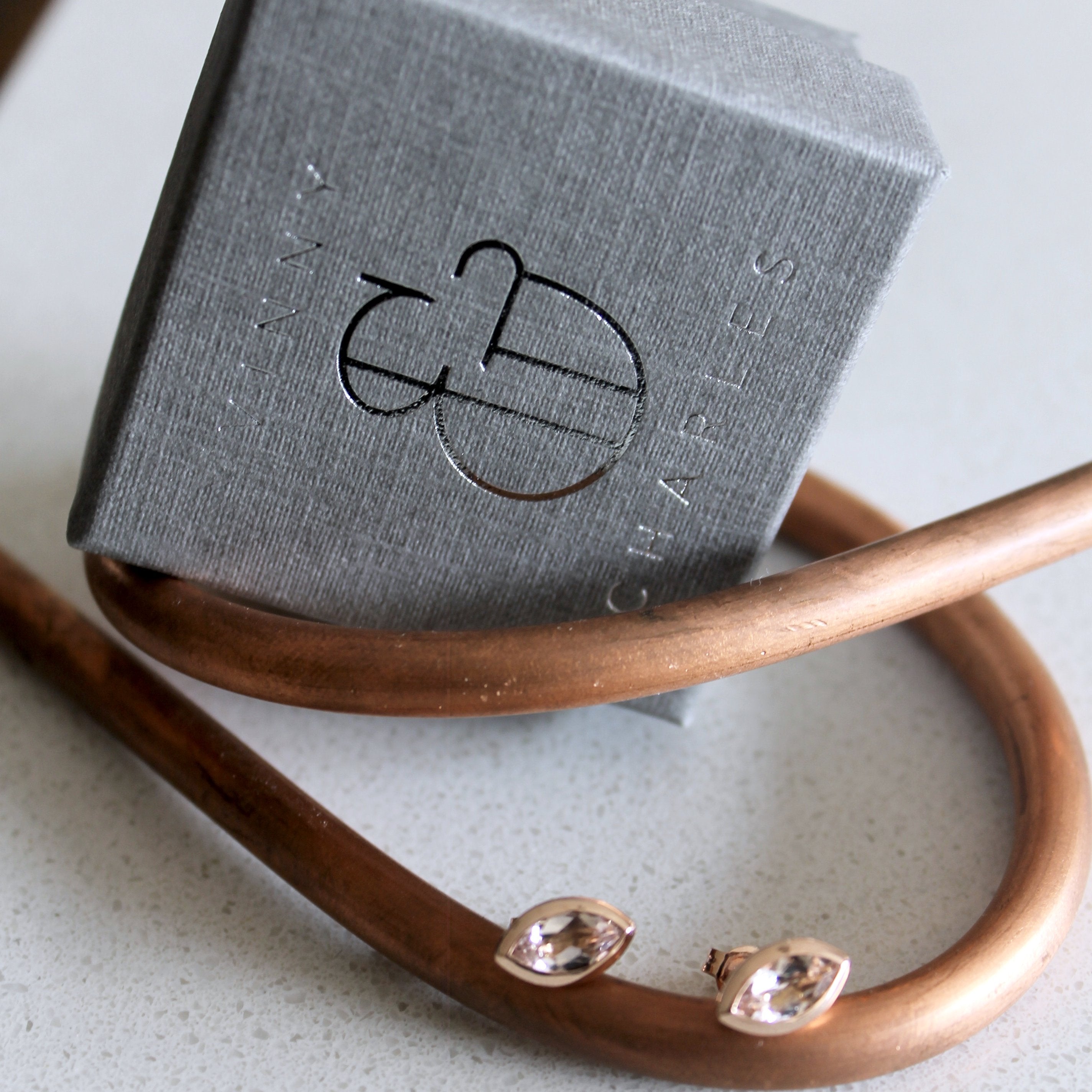 Morganite Earrings in 14k Gold - Vinny & Charles