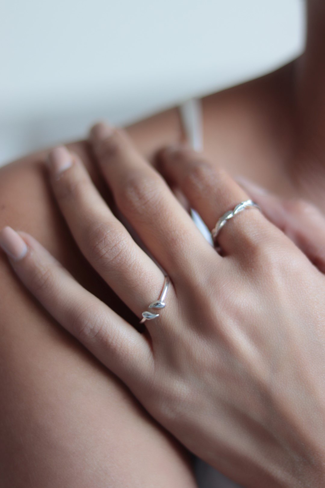 14k Gold Teardrop Ring - Vinny & Charles