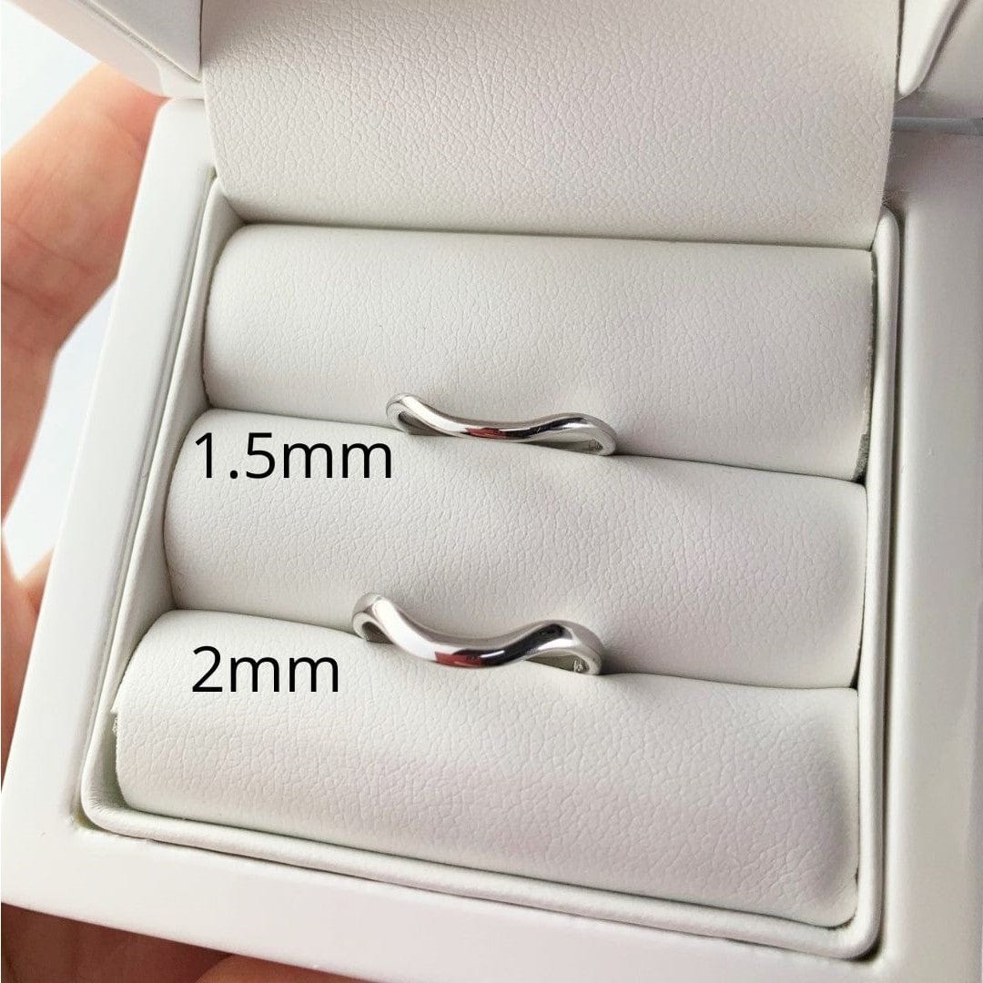 2mm Curved Wedding Band - Vinny & Charles