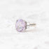 Pink amethyst diamond engagement ring - Vinny & Charles