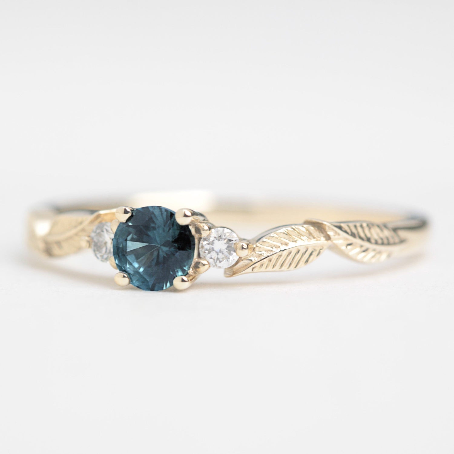 Teal Sapphire Rings