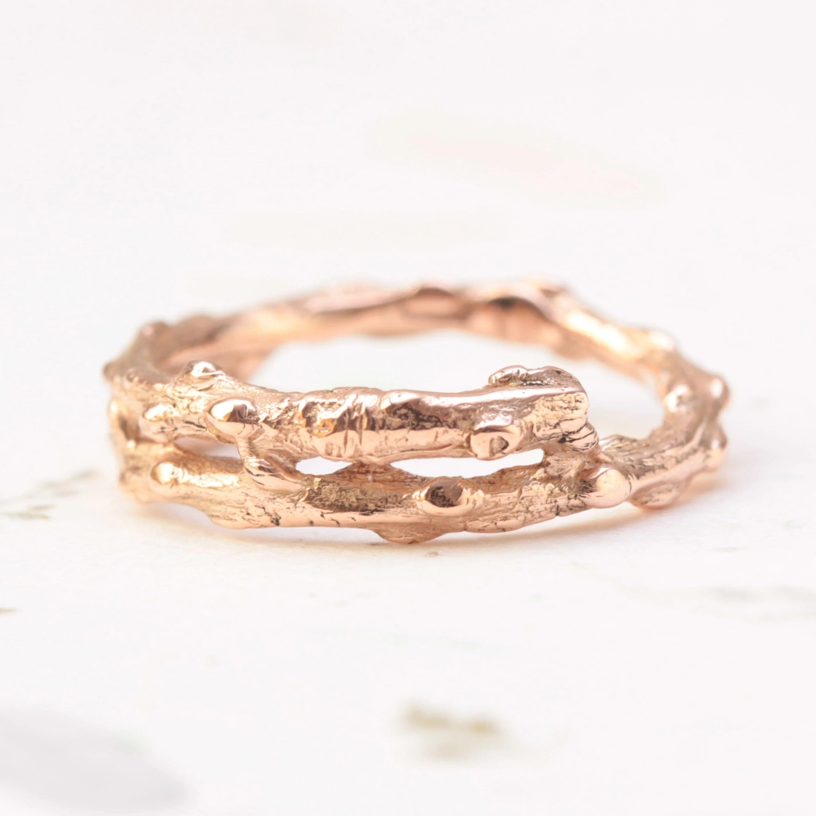 Double Twig Wedding Band