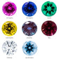 lab created sapphires ruby emerald moissanite
