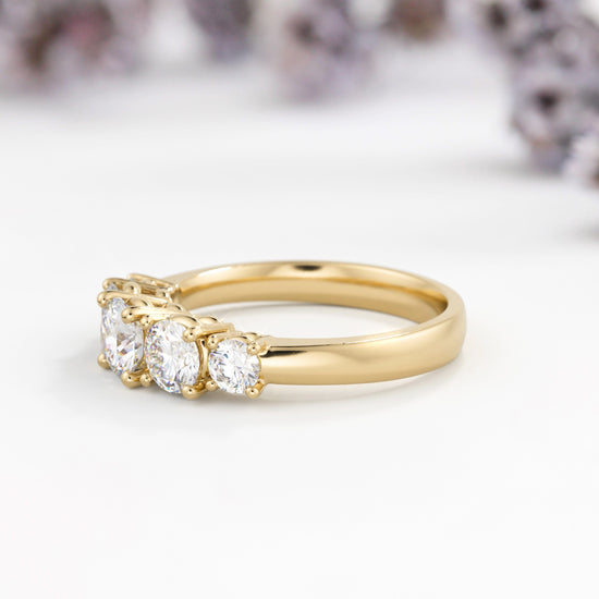 Quintet Lab Diamond Engagement Ring - Vinny & Charles