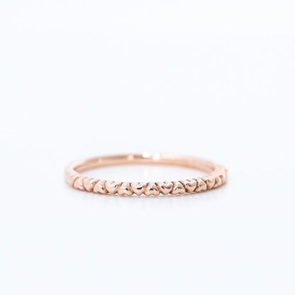 Heart eternity wedding ring - Vinny &amp; Charles