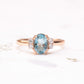 Aquamarine and Diamond Engagement Ring - Vinny & Charles