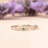 Emerald Birthstone Leaf Ring - Vinny & Charles